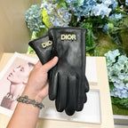 TOUCHSCREEN GLOVES IN BLACK LAMBSKIN 465066