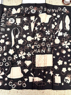 CHANEL 25S SCARF 140 CM IN CASHMERE SILK 943926