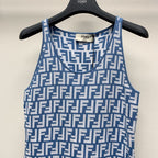 Fendi 25C Jacquard Midi Dress 228194