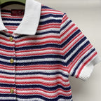 Gucci 25C Fine wool polo top 228202
