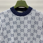 GUCCI SHORT-SLEEVE KNIT TOP 257394