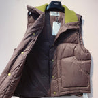 CELINE 25S UFFER VEST WITH KNIT COLLAR 0043