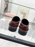 PENNY LOAFERS IN DARK BROWN CALFSKIN