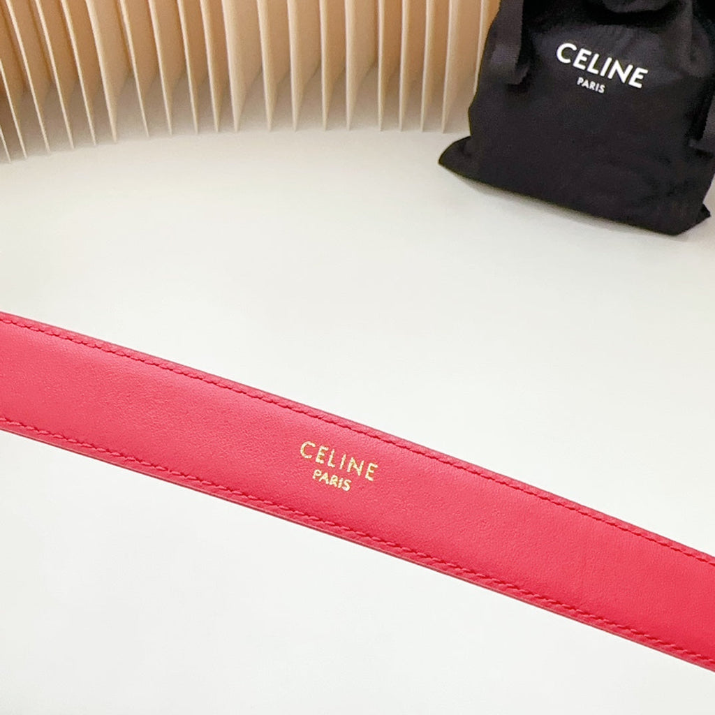 Medium Western Belt 25mm Red Black Snake Embossed Calfskin Silver Loop Shw