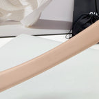 CC 30MM BELT IN NUDE BEIGE CALFSKIN GOLD HARDWARE ATTACH PEARLS