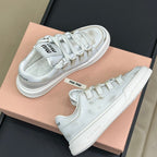 Light Gray Sneakers Calfskin