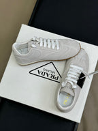 PRADA 25S SNEAKER IN LIGHT GREY SUEDE STYLE 7