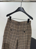 YSL 25S STRIPED STRAIGHT-LEG PANTS STYLE 228