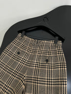 YSL 25S STRIPED STRAIGHT-LEG PANTS STYLE 228