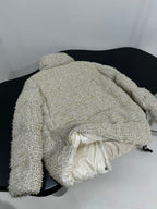 MONCLER 25S COCHELLE TWEED MID-LENGTH DOWN JACKET 202