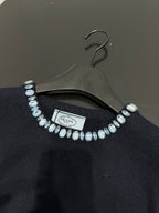 PRADA 25S BEADED CREW NECK SWEATER 313