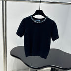 PRADA 25S BEADED CREW NECK SWEATER 313