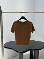 PRADA 25S BEADED CREW NECK SWEATER 314