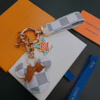 LV White Gray Mickey Mouse Charm