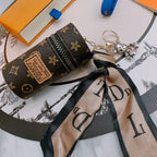 LV Lipstick Bag Keychain Charm