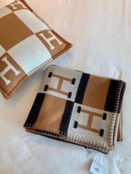 BLANKET 170 CM IN COLORFUL WOOL AND CASHMERE 118341