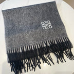 SCARF 180 CM IN MO GRAY CASHMERE AND WOOL 403756