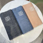 SCARF 180 CM IN MO GRAY CASHMERE AND WOOL 403756