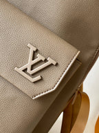 LV M57079 Takeoff Backpack Brown Aerogram Cowhide