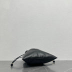 Celine Crystal Pouch Black Lambskin