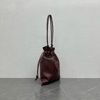 Celine Crystal Pouch Burgundy Lambskin