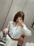 DIOR 25S LACE SHIRT 704