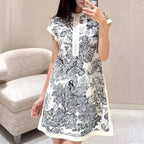 DIOR 25S PRINTED DRESS 700