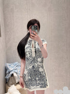 DIOR 25S PRINTED DRESS 700