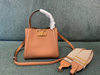 VALENTINO small 19 handbag brown calfskin 538537