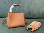 VALENTINO small 19 handbag brown calfskin 538537