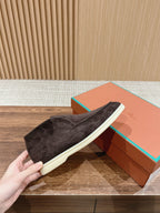 LP OPEN WALK LOAFERS ASH BROWN SUEDE