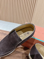 LP OPEN WALK LOAFERS ASH BROWN SUEDE