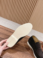 LP OPEN WALK LOAFERS CHARCOAL SUEDE
