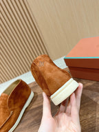 LP OPEN WALK LOAFERS BRIGHT BROWN SUEDE