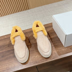 LP CLASSIC SUMMER CHARMS WALK LOAFERS KHAKI CALFSKIN