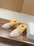 LP CLASSIC SUMMER CHARMS WALK LOAFERS KHAKI CALFSKIN