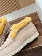 LP CLASSIC SUMMER CHARMS WALK LOAFERS KHAKI CALFSKIN