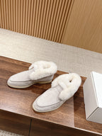 LP CLASSIC SUMMER CHARMS WALK LOAFERS LIGHT GRAY CALFSKIN