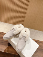 LP CLASSIC SUMMER CHARMS WALK LOAFERS LIGHT GRAY CALFSKIN