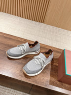 LP BASIC 360 FLEXY WALK SNEAKER LIGHT GRAY AND GRAY FABRICS