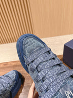 BY ERL B9S SKATER SNEAKER IN COBALT BLUE CANNAGE FABRIC