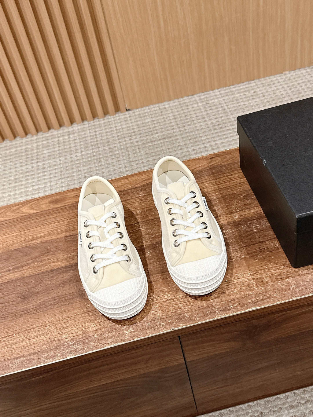 CONVERSE SNEAKER IN BEIGE CREAM CANVAS