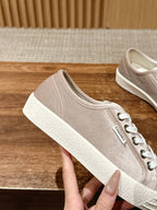 CONVERSE SNEAKER IN KHAKI BROWN VELVET
