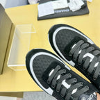 CLASSIC TRAINER IN BLACK MERCERIZED VELVET