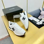 CLASSIC TRAINER IN WHITE MERCERIZED VELVET