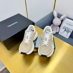 DAD SNEAKER IN TUSCAN BEIGE SUEDE AND BREATHABLE MESH