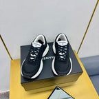 DAD SNEAKER IN BLACK SUEDE AND BREATHABLE MESH