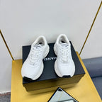 DAD SNEAKER IN WHITE SUEDE AND BREATHABLE MESH