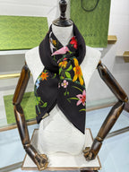 GUCCI 25S SCARF 140 IN CASHMERE 636339