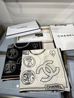 CHANEL 25S SCARF 140 IN SILK 732180